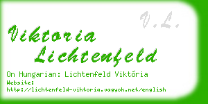 viktoria lichtenfeld business card